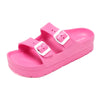 Fashion Clogs with Arch Support Adjustable Buckle Outdoor Casual Slides Breathable Sandals Bedroom Platform Slippers