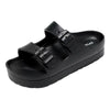 Fashion Clogs with Arch Support Adjustable Buckle Outdoor Casual Slides Breathable Sandals Bedroom Platform Slippers