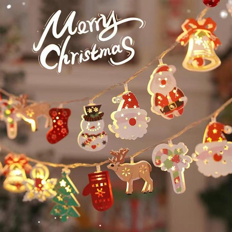 Christmas Led Decorative Light, 1 Count Mixed Color Cartoon Decorative Light, String Light Ornaments for Christmas Tree Home Party