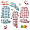 Family Pajamas Matching Set, Long Sleeve T-Shirt with Pants Plaid Sleepwear Loungewear