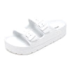 Fashion Clogs with Arch Support Adjustable Buckle Outdoor Casual Slides Breathable Sandals Bedroom Platform Slippers