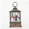 Lighted Christmas Snow Globe Lantern Battery Operated LED Night Light with Hook Christmas Tree Ornaments Gift Ideas