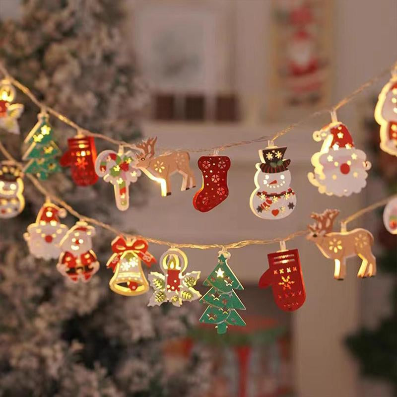 Christmas Led Decorative Light, 1 Count Mixed Color Cartoon Decorative Light, String Light Ornaments for Christmas Tree Home Party