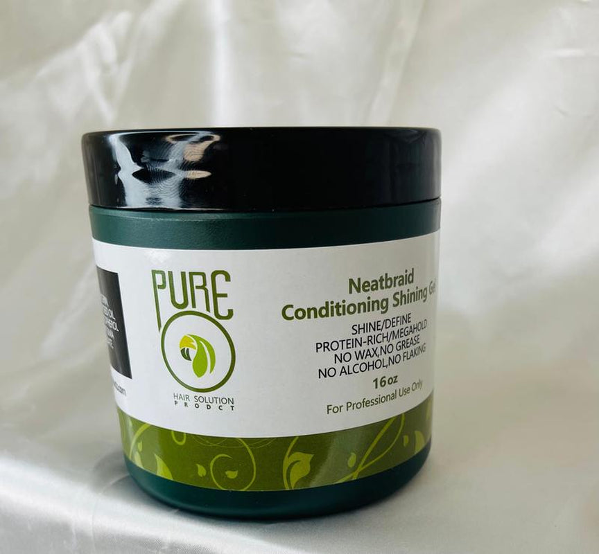 Pureo: Neatbraid Conditioning Shining Gel/ Edge Control Haircare Olive Hair Multivitamins