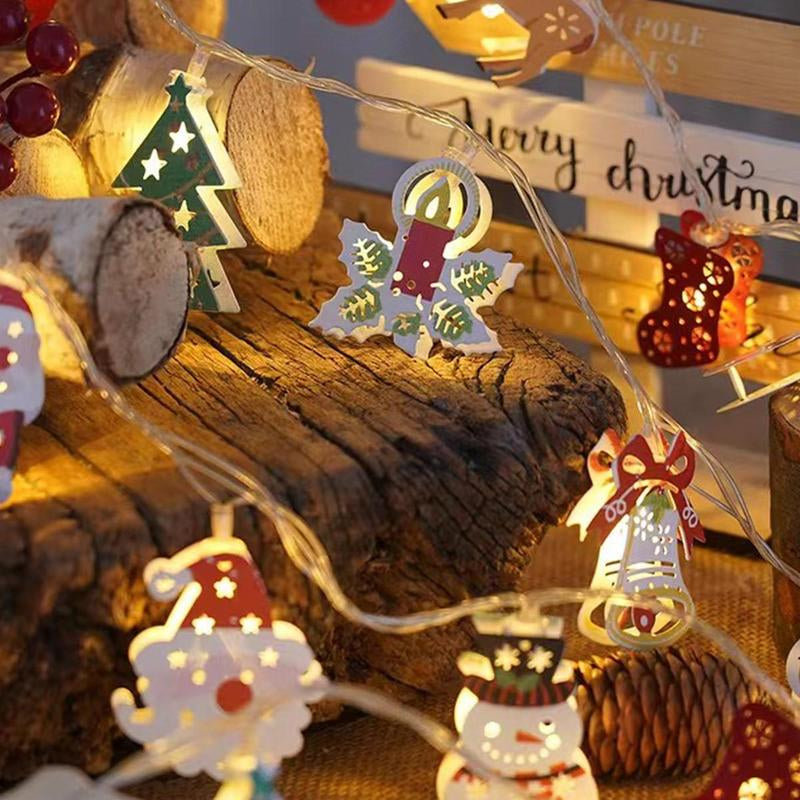 Christmas Led Decorative Light, 1 Count Mixed Color Cartoon Decorative Light, String Light Ornaments for Christmas Tree Home Party